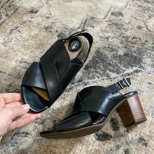 Clarks leather heels